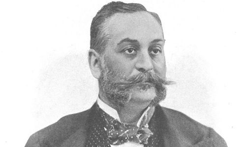 Le&oacute; L&aacute;nczy, Director-General of the Hungarian Commercial Bank during the First World War / M&oacute;r Erd&eacute;lyi - Sport und Salon, 23.11.1901, from the collections of Austrian National Library